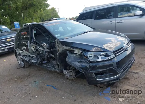 2015 Volkswagen Golf Tdi Sel 4-Door from USA, damaged, VIN 3VW2A7AU3FM013327